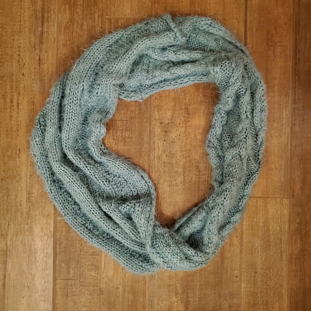 Dark Teal Blue Scarf